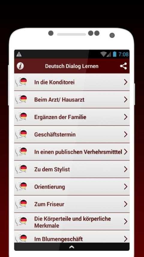 Deutsch Dialog Lernen screenshot 3