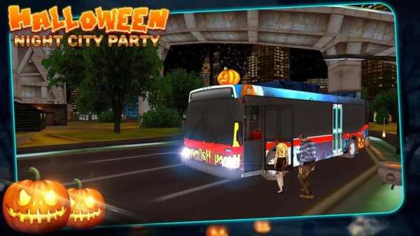 *Halloween Night City - Party Bus Driver 2017 screenshot 10
