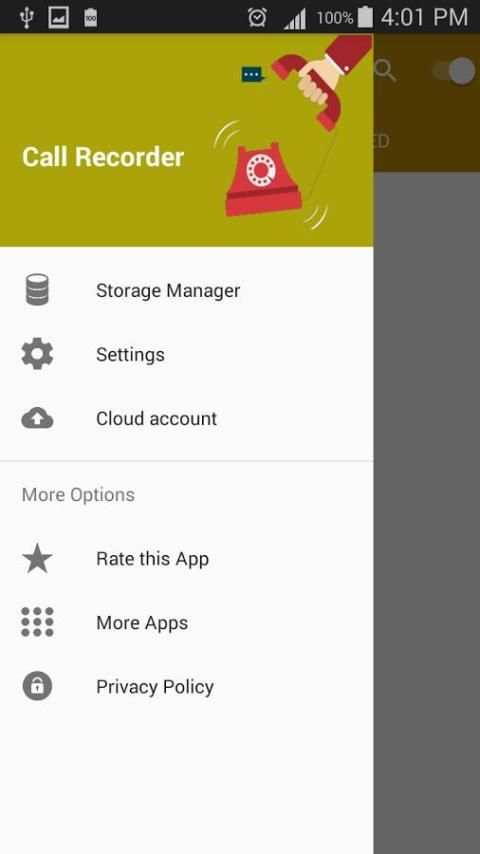 Auto Call Recorder 2018 स्क्रीनशॉट 4