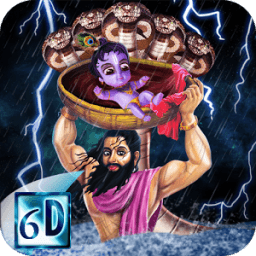 Krishna Janmashtami Live wallpaper أيقونة