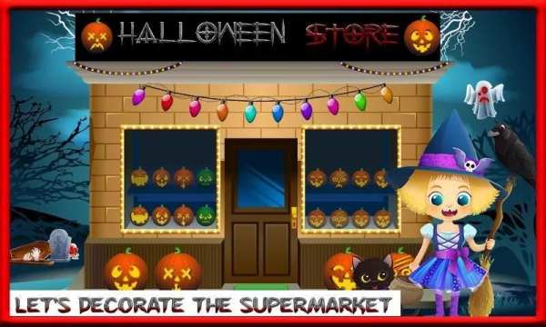 Toko kasir Dekorasi halloween: simulator belanja screenshot 4