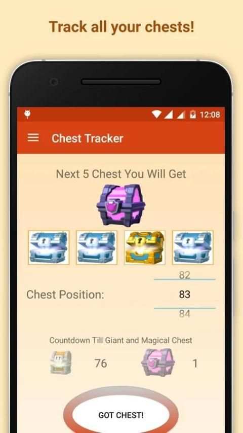 Chest Tracker & Calculator 3 تصوير الشاشة