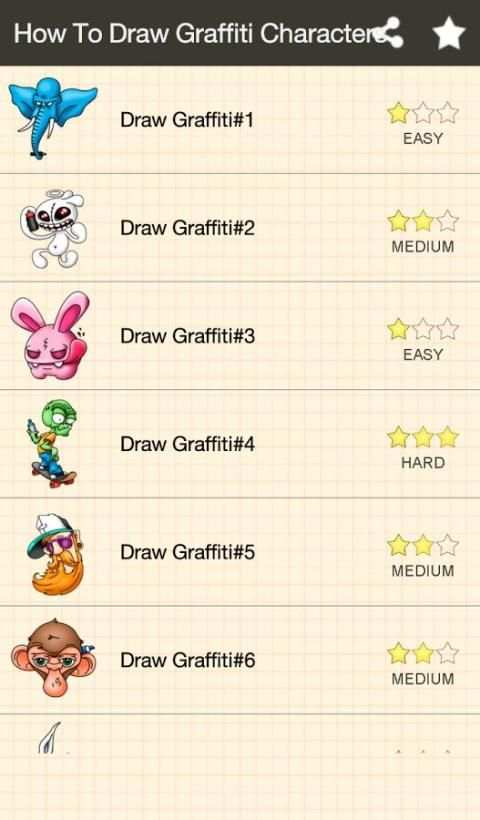 How To Draw Graffiti Characters 6 تصوير الشاشة