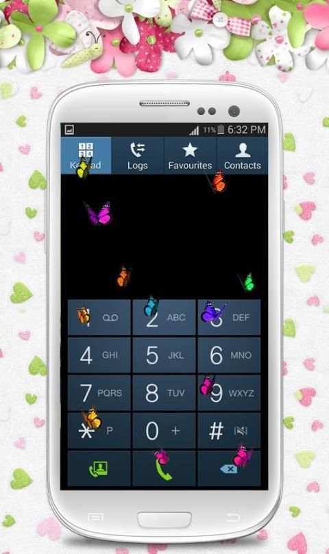 Butterflies Flying On Screen 2 تصوير الشاشة