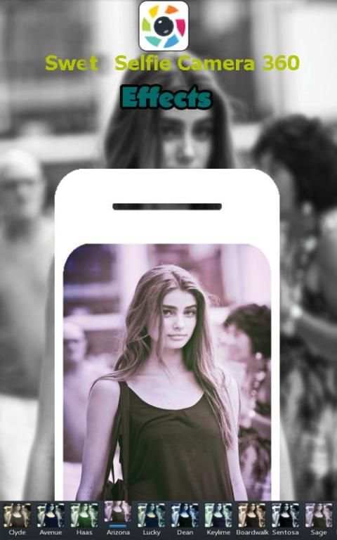Swet Selfie Camera360 Editor скриншот 2