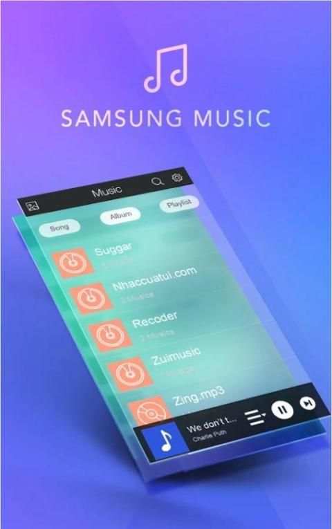 Player Style Samsung Music скриншот 3