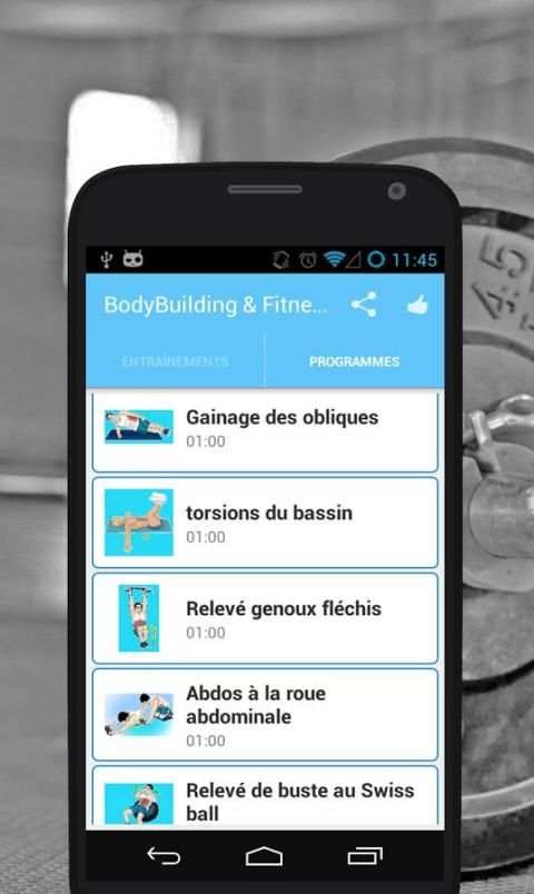 BodyBuilding & Fitness trainer 4 تصوير الشاشة
