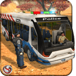 Police Bus Uphill Driving icon