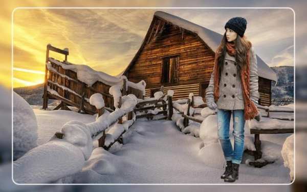 Snowfall Photo Frames скриншот 5