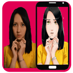 ikon face anime photo camera