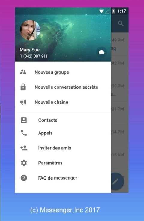 Messenger - SMS - FREE CALL screenshot 1