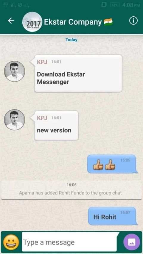 Ekstar Messenger screenshot 2
