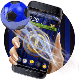 Football Club 3D blue theme иконка