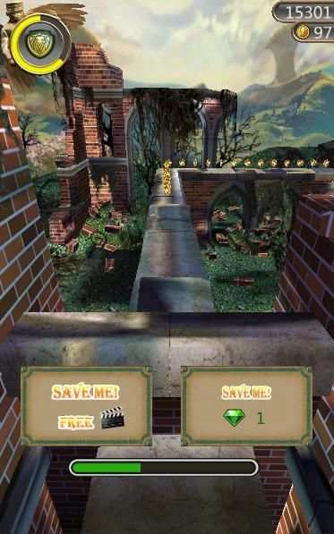Snow Temple Endless Run screenshot 1