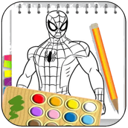 How to draw spiderman icon