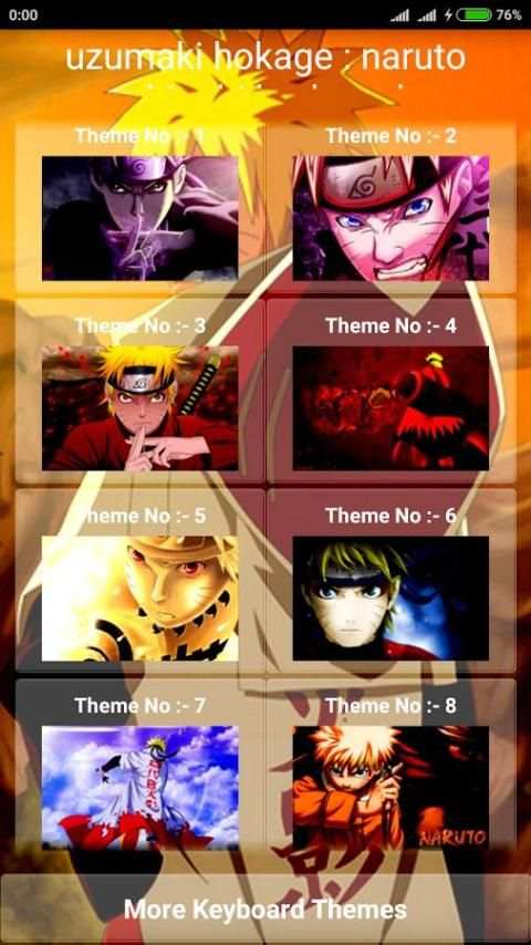 uzumaki shinobi keyboard screenshot 5