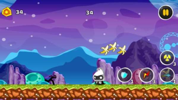 Stickman League Ninja Running screenshot 2