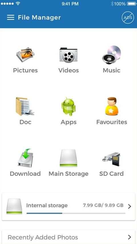 MyFiles screenshot 2
