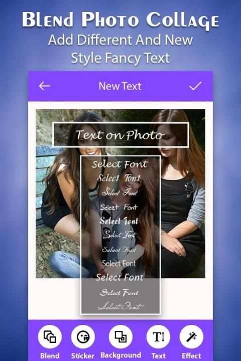 Blend Me Photo Collage Editor скриншот 4