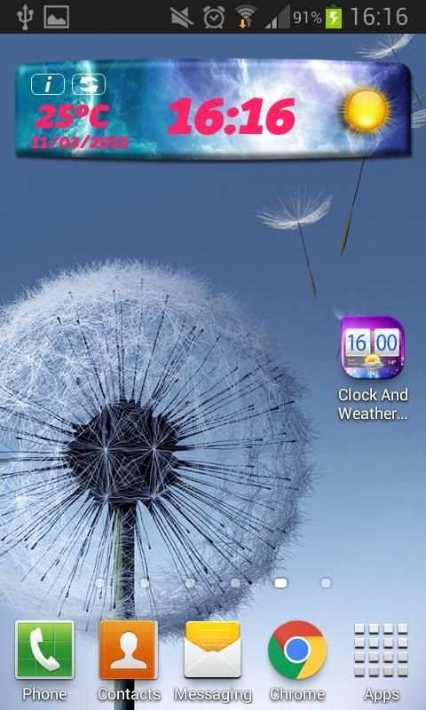 Clock And Weather Widget screenshot 4