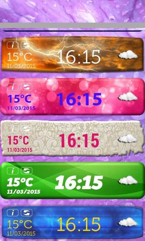 Clock And Weather Widget screenshot 5