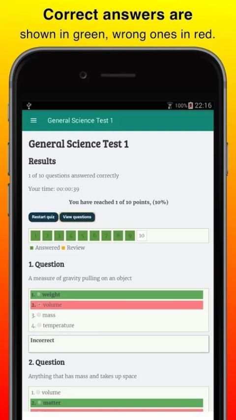 Grade 2 Science Quizzes 5 تصوير الشاشة