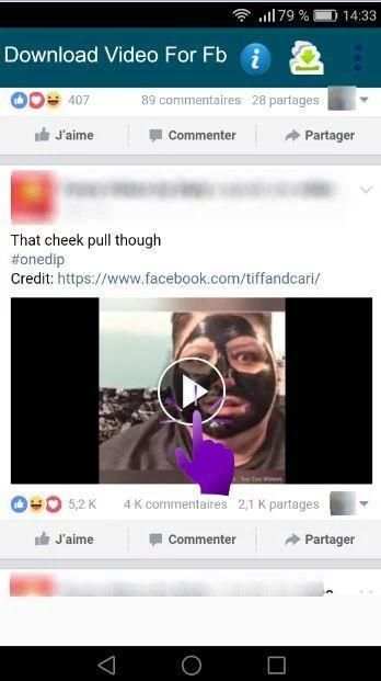 تحميل فيديو من الفايسبوك 2017 скриншот 7