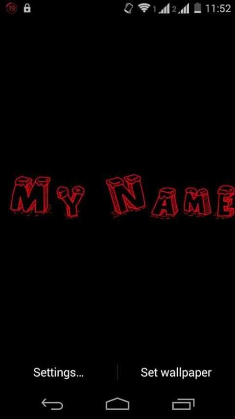 My Name 3D Live Wallpaper screenshot 6