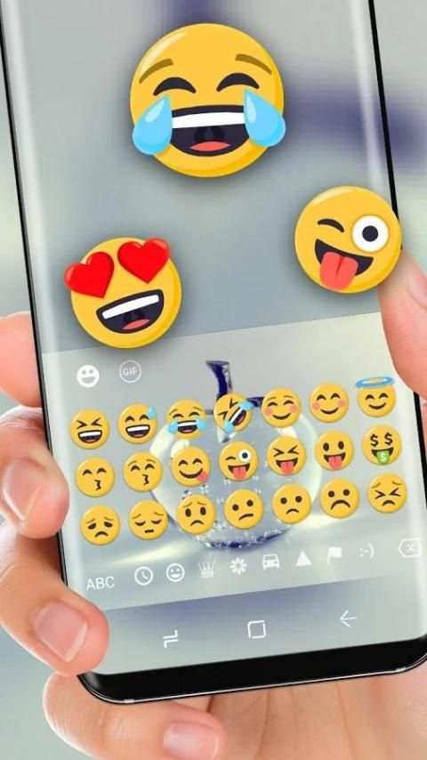 Crystal Apple Keyboard Theme screenshot 2