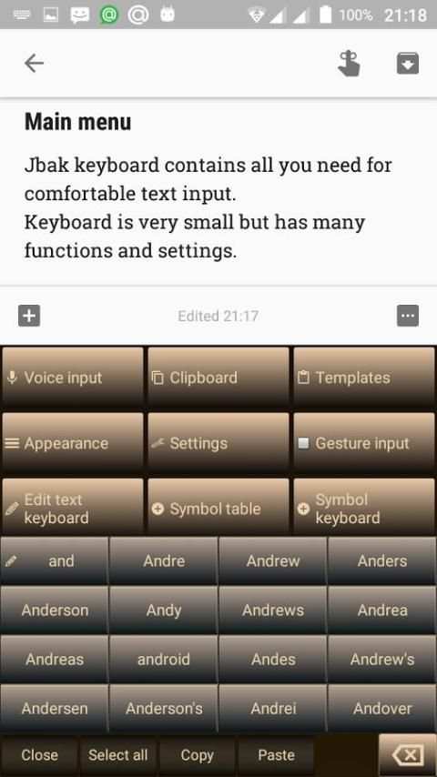 Jbak Keyboard 14 تصوير الشاشة