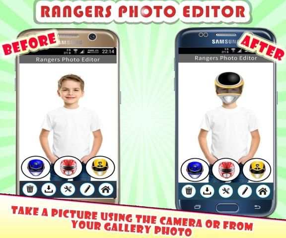 Rangers Photo Editor 3 تصوير الشاشة