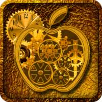 Golden Clock Live WallPaper on 9Apps