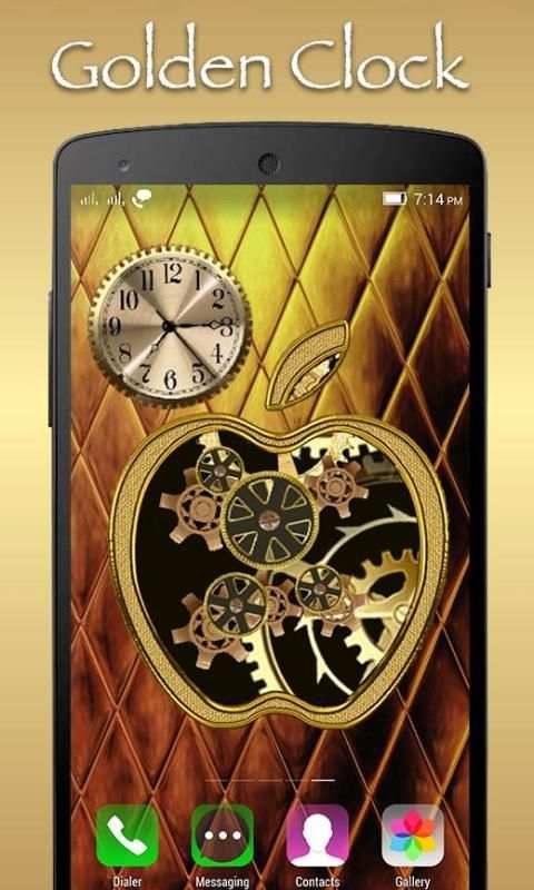 Golden Clock Live WallPaper screenshot 3