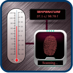 Fever Checker – Body Temperature Thermometer Prank иконка