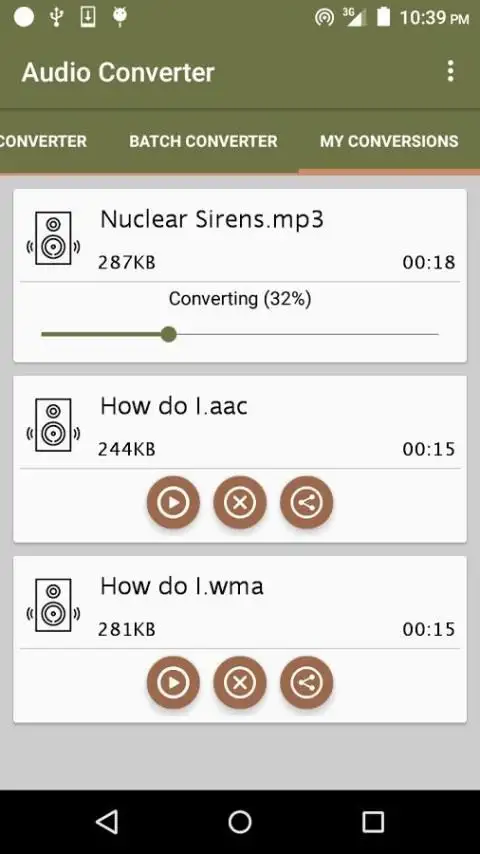 Audio Converter скриншот 3