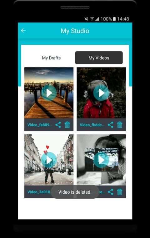 Video Mini Maker photo with song - video editor screenshot 1