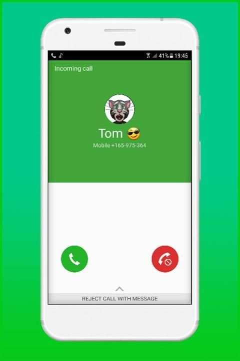 Fake Call From talk Tom 2 تصوير الشاشة