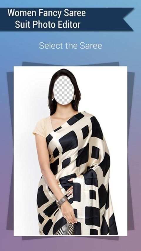 Women Fancy Saree Suit Photo Editor screenshot 1