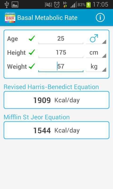 BMR Calculator screenshot 3