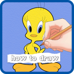 How To Draw - Cartoon Tweety Bird Looney أيقونة