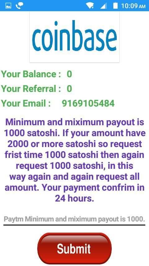Satoshi pay Free Paytm screenshot 2