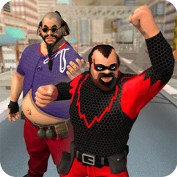 Bearded man hero 3D أيقونة