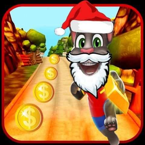 Subway Tom Christmas Running Clash скриншот 1