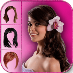 Girls Hairstyle Change Photo Editor أيقونة