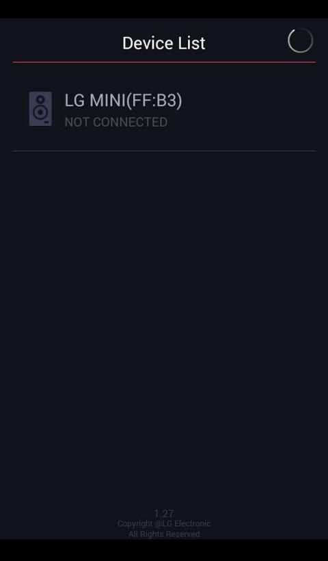 LG Bluetooth Remote screenshot 1