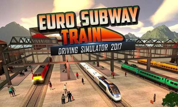 Euro Subway Train Driving Simulator 2017 скриншот 1