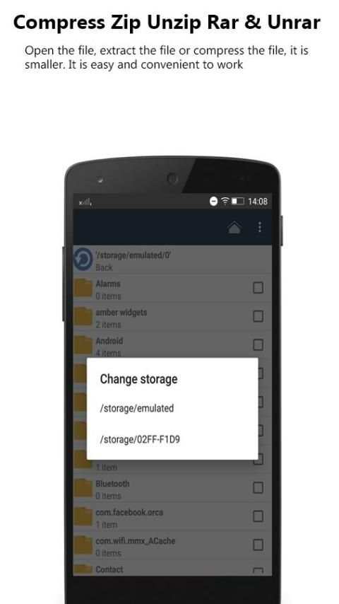 Unzip File Extractor & UNRAR ZIP file Extractor скриншот 2