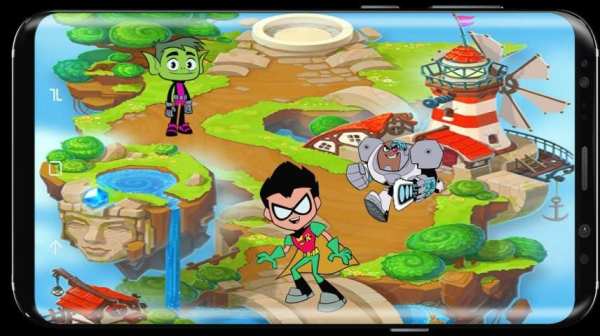 Teen Titans Go Match 3 screenshot 1