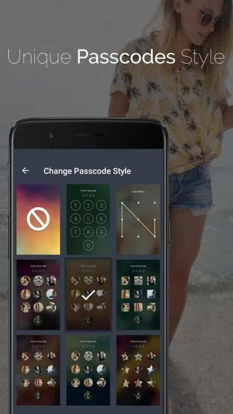 DIY GIRL PIP Photo I Lock Screen Phone X Locker screenshot 5