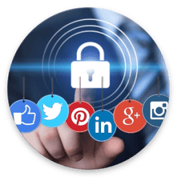Secure All social networks All in one أيقونة